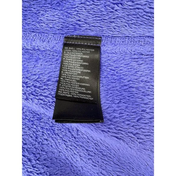 The North Face Girls Banderitas Full-Zip Fleece Jacket Large (14/16) Purple - Picture 12 of 13